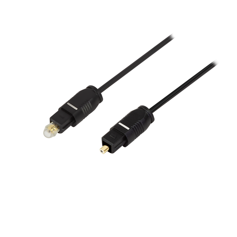 Audio-Kabel, Toslink/M zu Toslink/M, PMMA-Ader, schwarz, 10 m