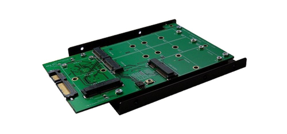 SATA3 zu mSATA mit 2.5" Einbaurahmen, Exsys® [EX-3682]