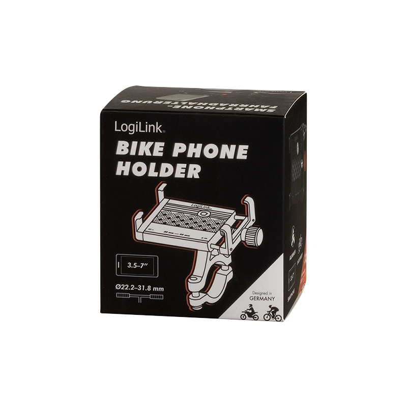 Smartphone-Fahrradhalterung, fixiert, für 3,5–7" Smartphones