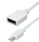 Adapter Mini DisplayPort Stecker auf DisplayPort Buchse, ca.