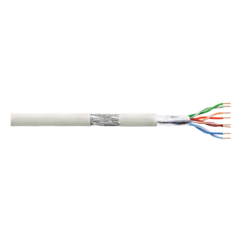 Cat. 5e CCA Patchkabel EconLine, SF/UTP, grau, 305 m
