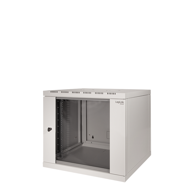 19" Wandschrank einteilig 9HE 600 x 560 mm, grau