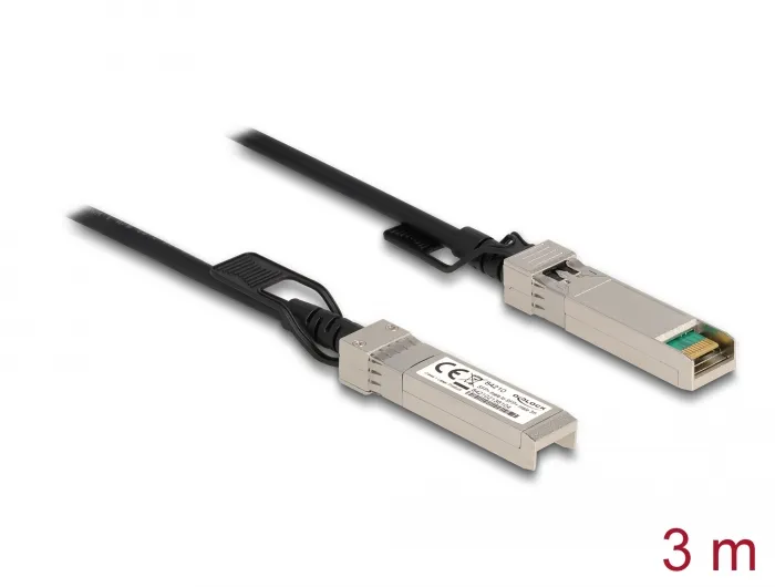 Kabel Twinax SFP+ Stecker zu SFP+ Stecker 3 m, Delock® [84210]