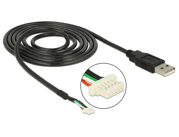 Modul Anschlusskabel USB 2.0 Stecker A an 5-polig Kamera V1,9, 1,5m, Delock® [95986]