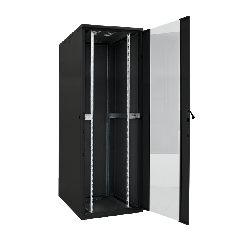 19" Netzwerk Standschrank, 32HE, 600 x 800 mm, schwarz