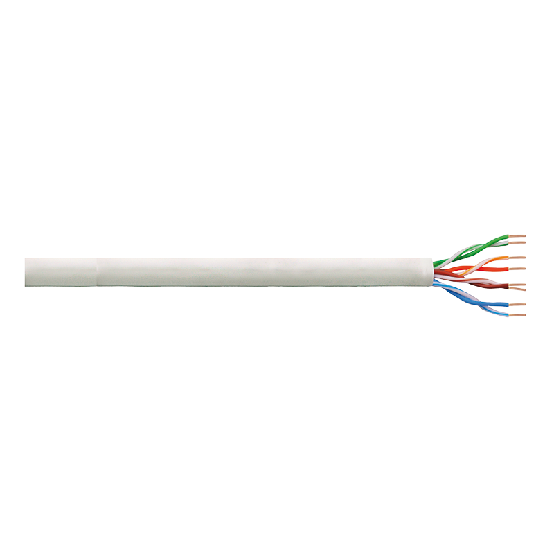CAT6 CCA Patchkabel EconLine, U/UTP, grau, 305 m