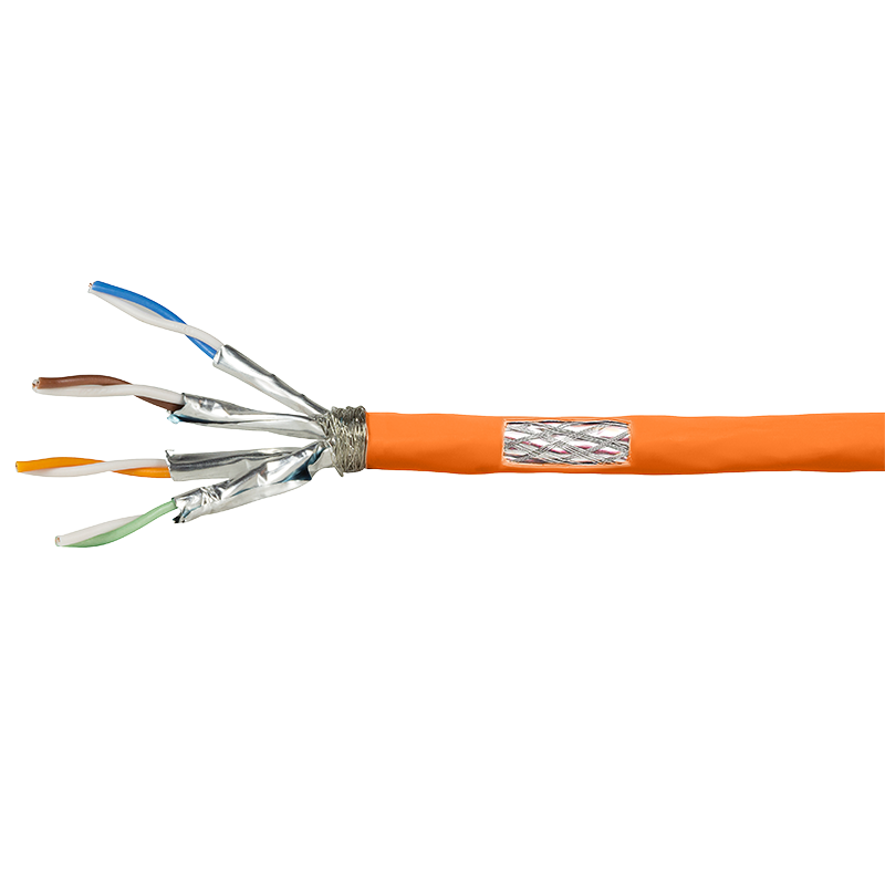 Verlegekabel PrimeLine, Cat.7, S/FTP, orange, 500 m