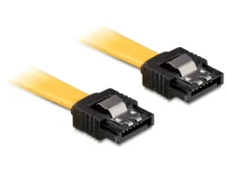 Kabel, SATA 6Gb/s, gerade/gerade, Metall, 0,3m, Delock® [82805]