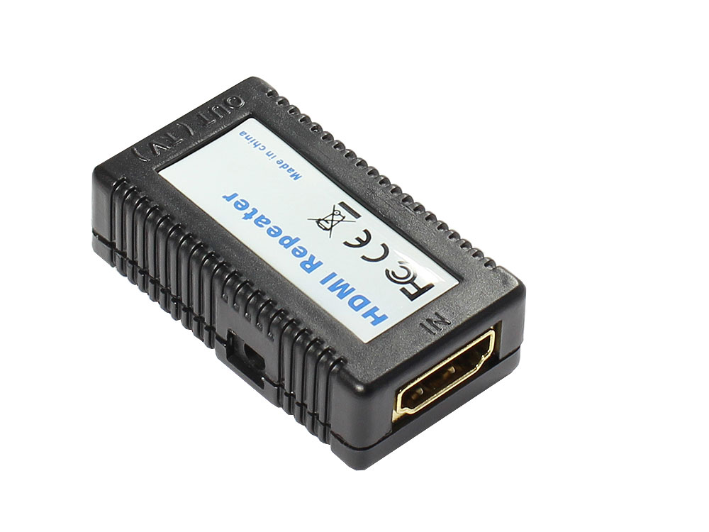 HDMI Repeater (Signalverstärker) bis zu 40m Kabellänge, Slim