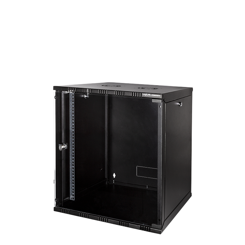 19" SOHO Wandschrank, 12 HE, 550 mm tief, schwarz