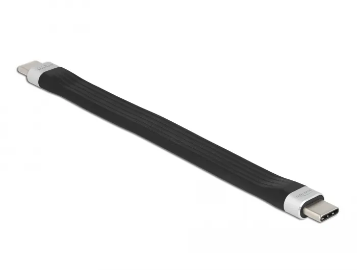 USB 3.2 Gen 2 FPC Flachbandkabel USB Type-C™ zu USB Type-C™ 13,5 cm PD 3 A E-Marker, Delock® [85770]