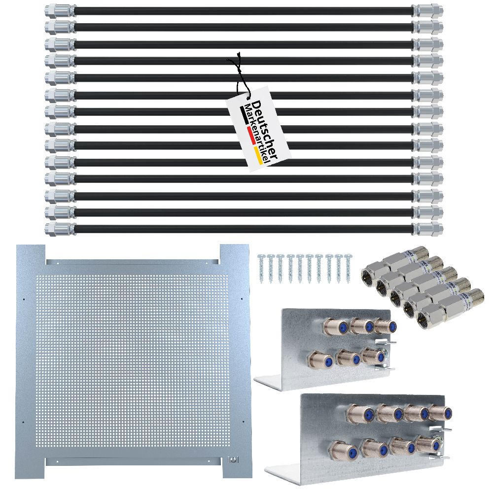 Montage Set für Sat Multischalter 8 Teilnehmer & 1 Satellit