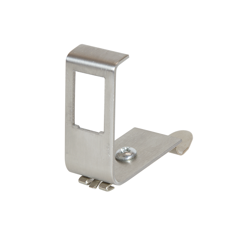 Hutschienenhalter für ein Keystone Modul, Edelstahl Hutschienenhalter für ein Keystone Modul, Edelstahl