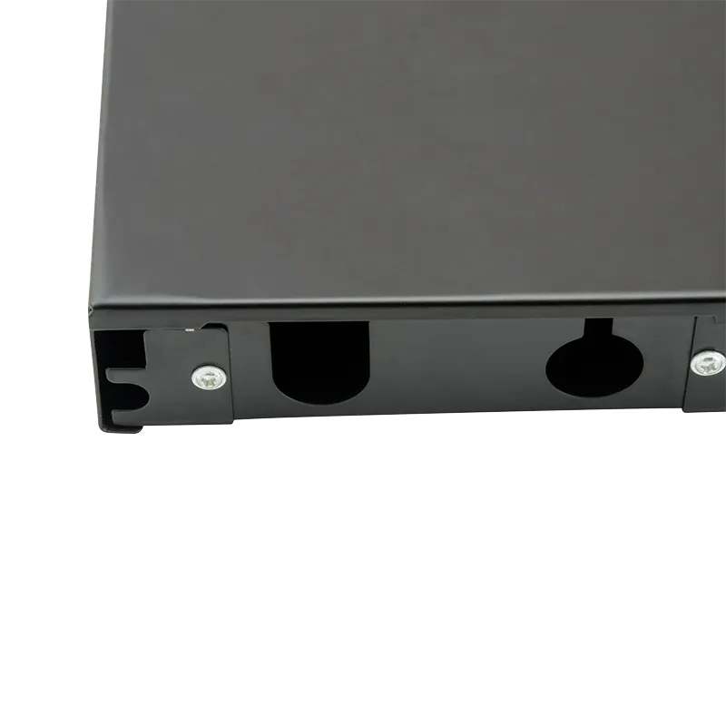 19" Komplett bestückte Spleißboxen LC-DX 24 Port, Single Mode OS2, 1HE, schwarz