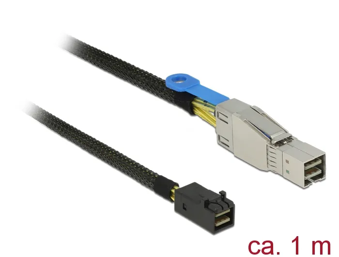Kabel Mini SAS HD SFF-8644 an Mini SAS HD SFF-8643, 1m, Delock® [83618]