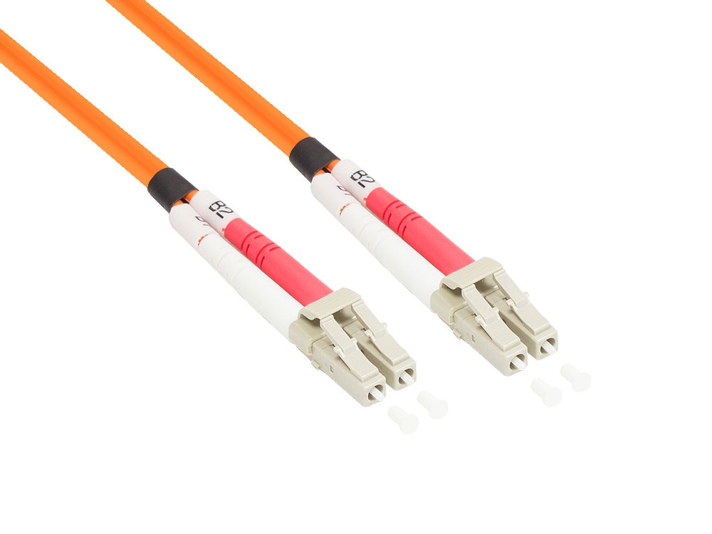 Patchkabel LWL Duplex OM2 (Multimode, 50/125) LC/LC, 10m, Good Connections®