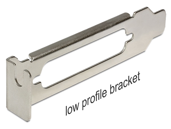 Slotblech Low Profile mit SUB-D 25 Öffnung, Delock® [89230]