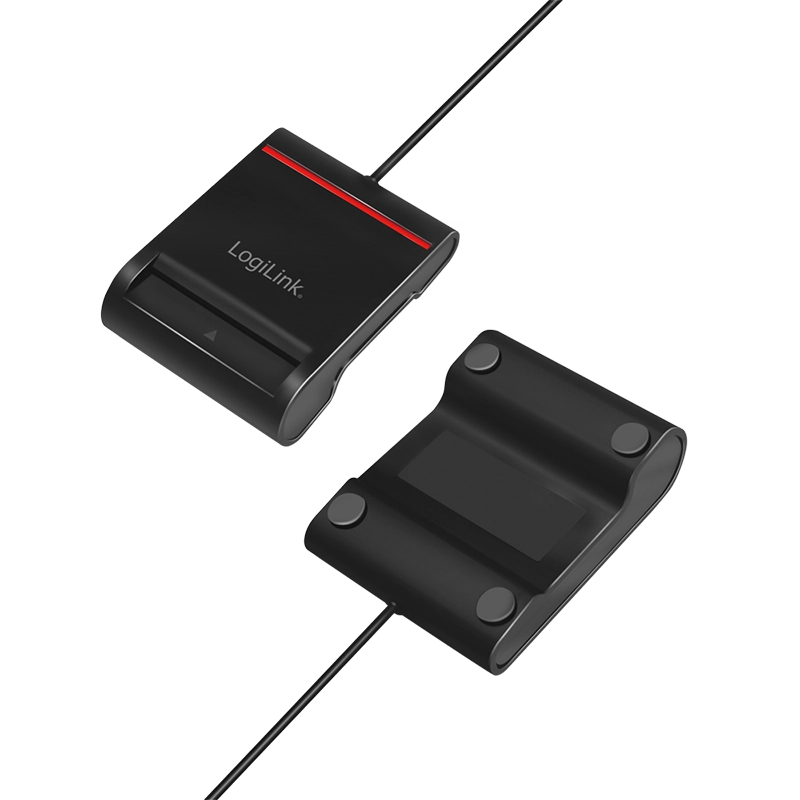 USB 2.0-Kartenleser, für Smart-ID, schwarz