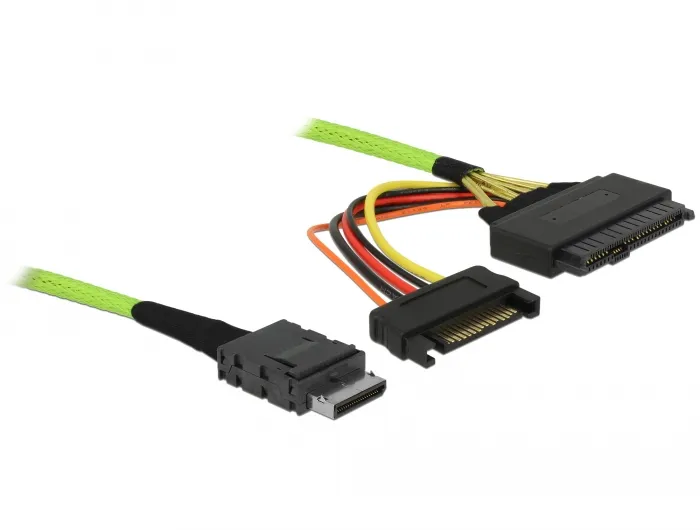 Kabel OCuLink PCIe SFF-8611 an U.2 SFF-8639, 1m, Delock® [85756]