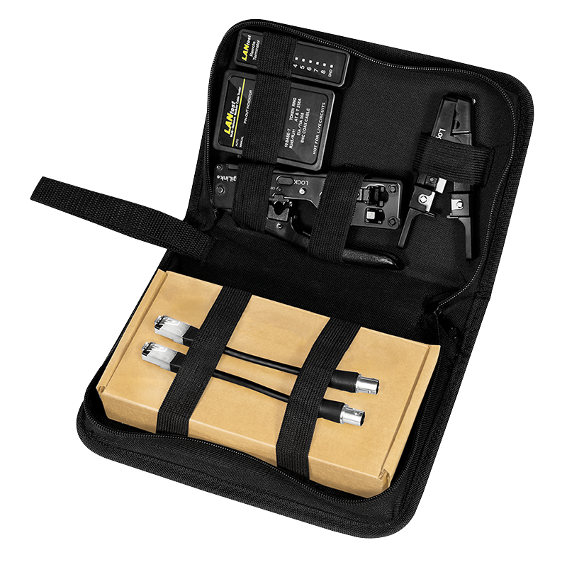 Netzwerk-Werkzeugset, 4-teilig, speziell für Cat.6A- & Cat.7-Kabel