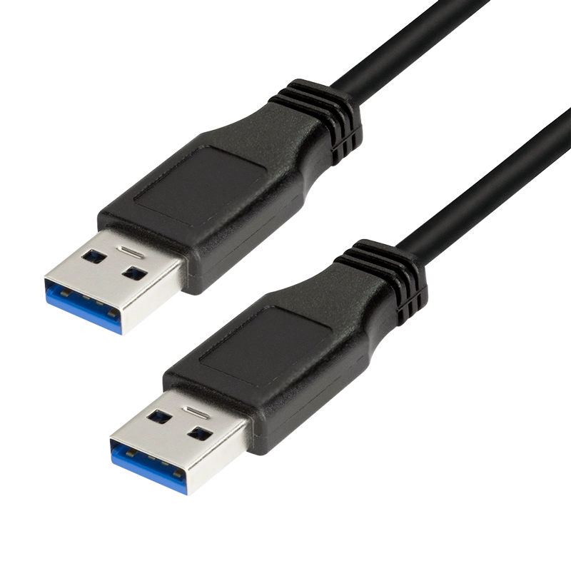USB 3.0-Kabel, USB-A/M zu USB-A/M, schwarz, 1 m