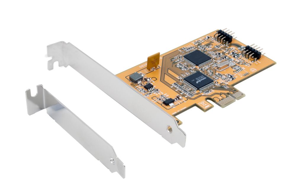 USB 2.0 PCIe Karte mit 3 Internen Ports inkl. LP Bügel (NEC)