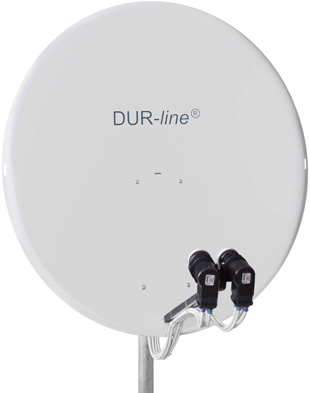 DUR-line MDA 90 Hellgrau - Alu Sat-Antenne