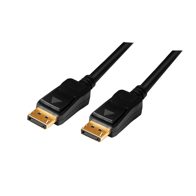 DisplayPort-Kabel, DP/M zu DP/M, 4K/60 Hz, Verstärker, schwarz, 20 m