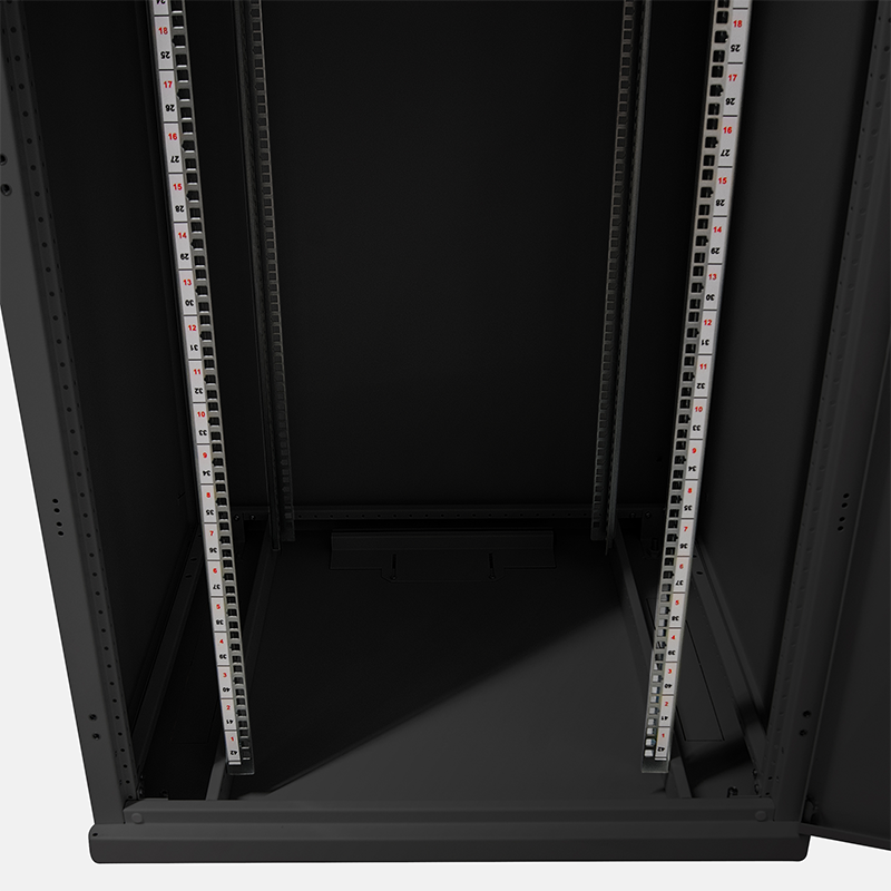 19" Netzwerk Standschrank, 22HE, 800 x 800 mm, schwarz