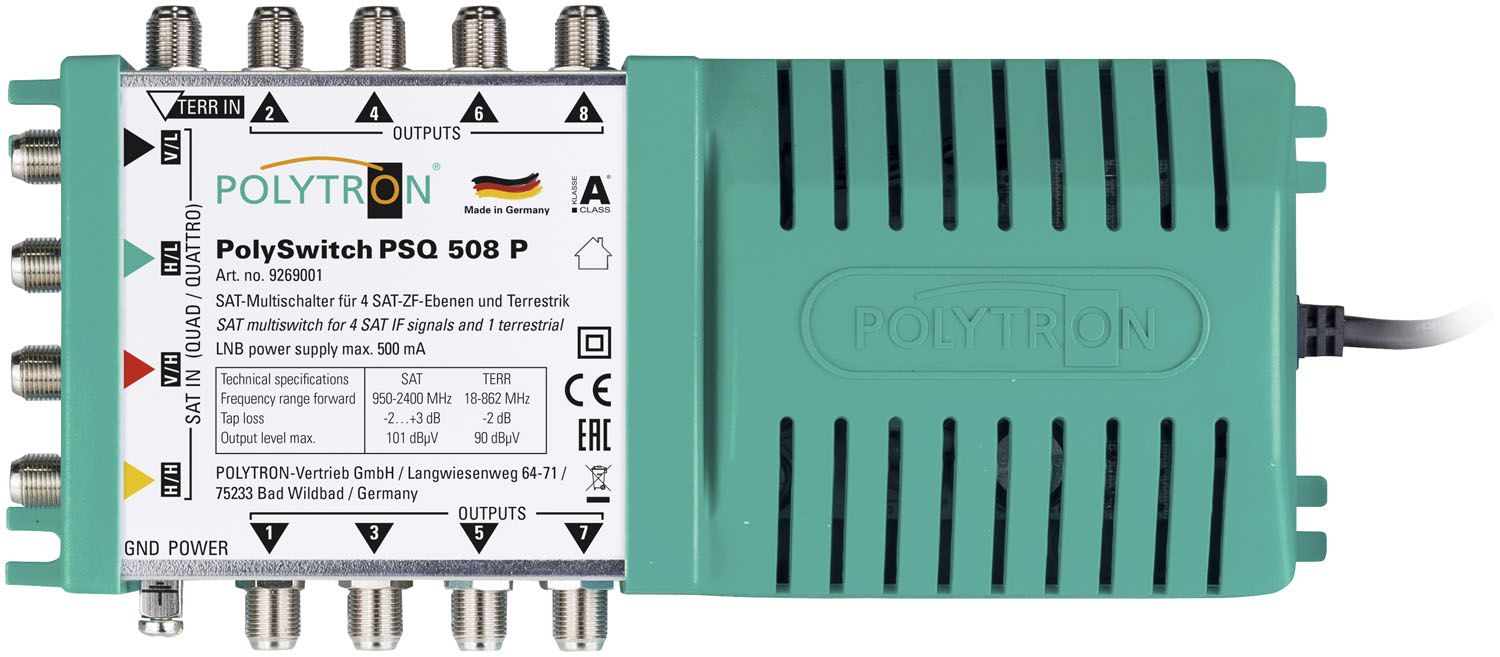 Polytron PSQ 508 P - Multischalter Polytron PSQ 508 P - Multischalter