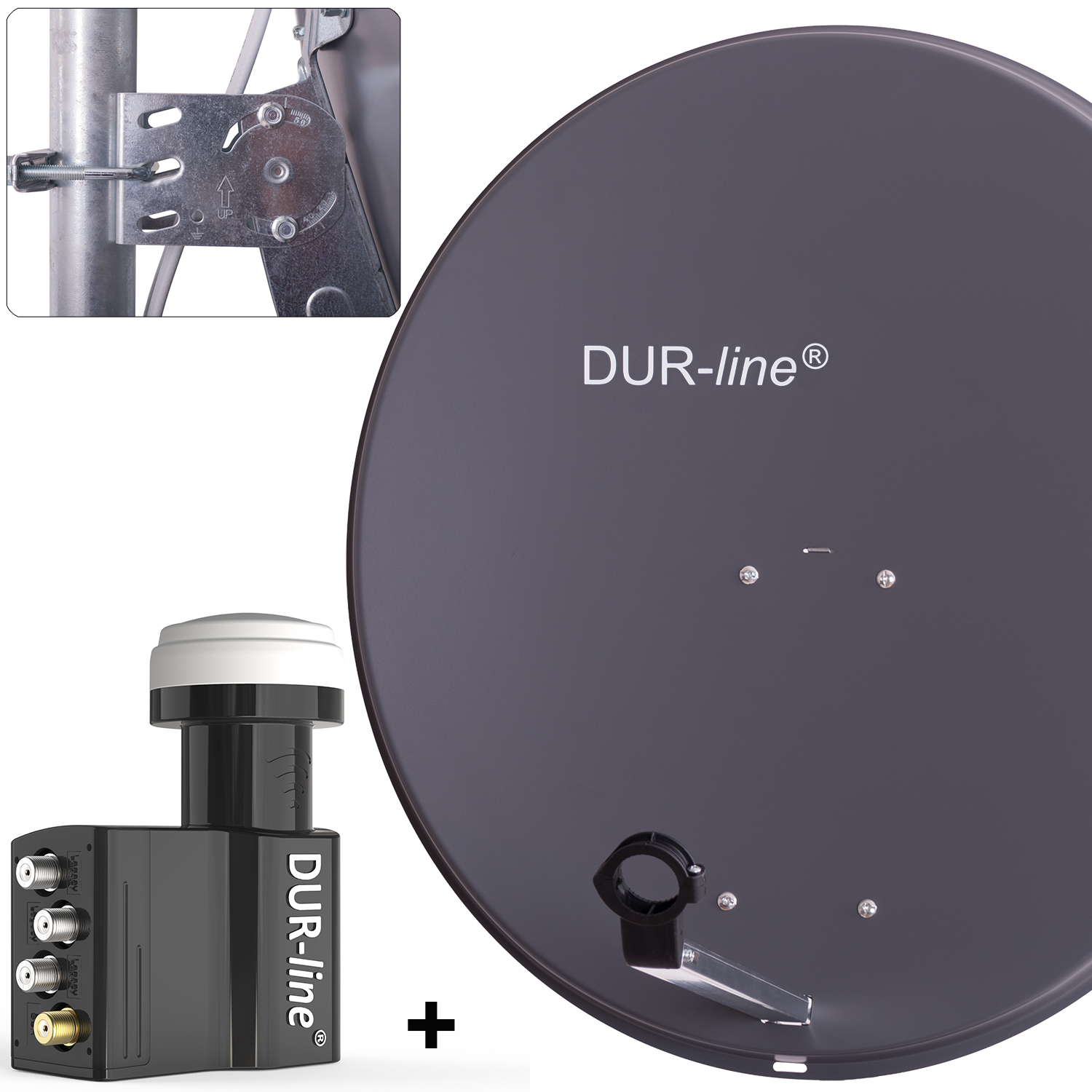 DUR-line MDA 80 A + UK 104 LNB - Einkabel Set