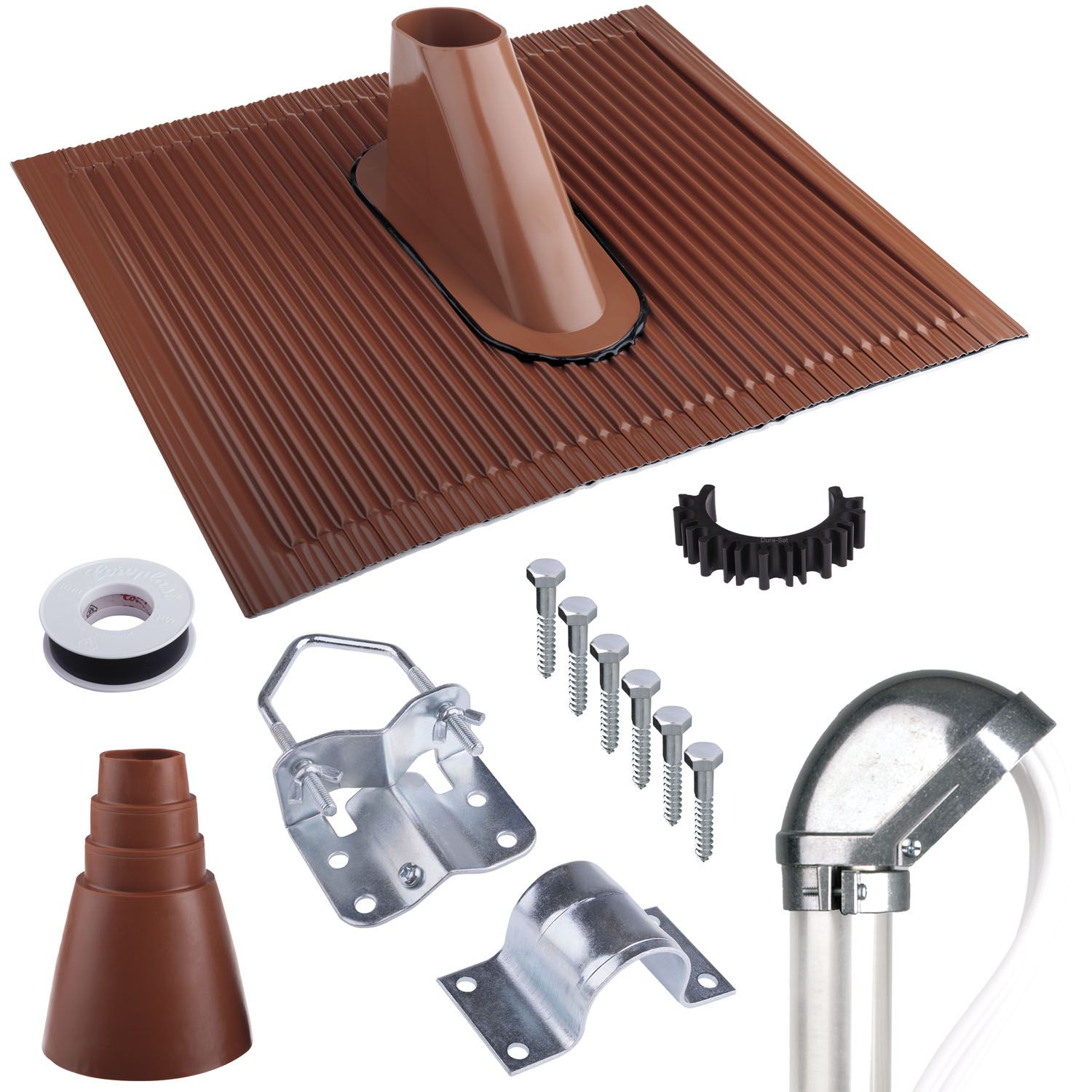 DUR-line MM-S 4 rot - Mast-Montage Set