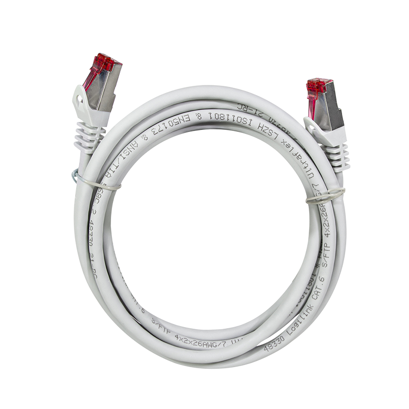 Patchkabel PrimeLine, Cat.6, S/FTP, grau, 0,5 m