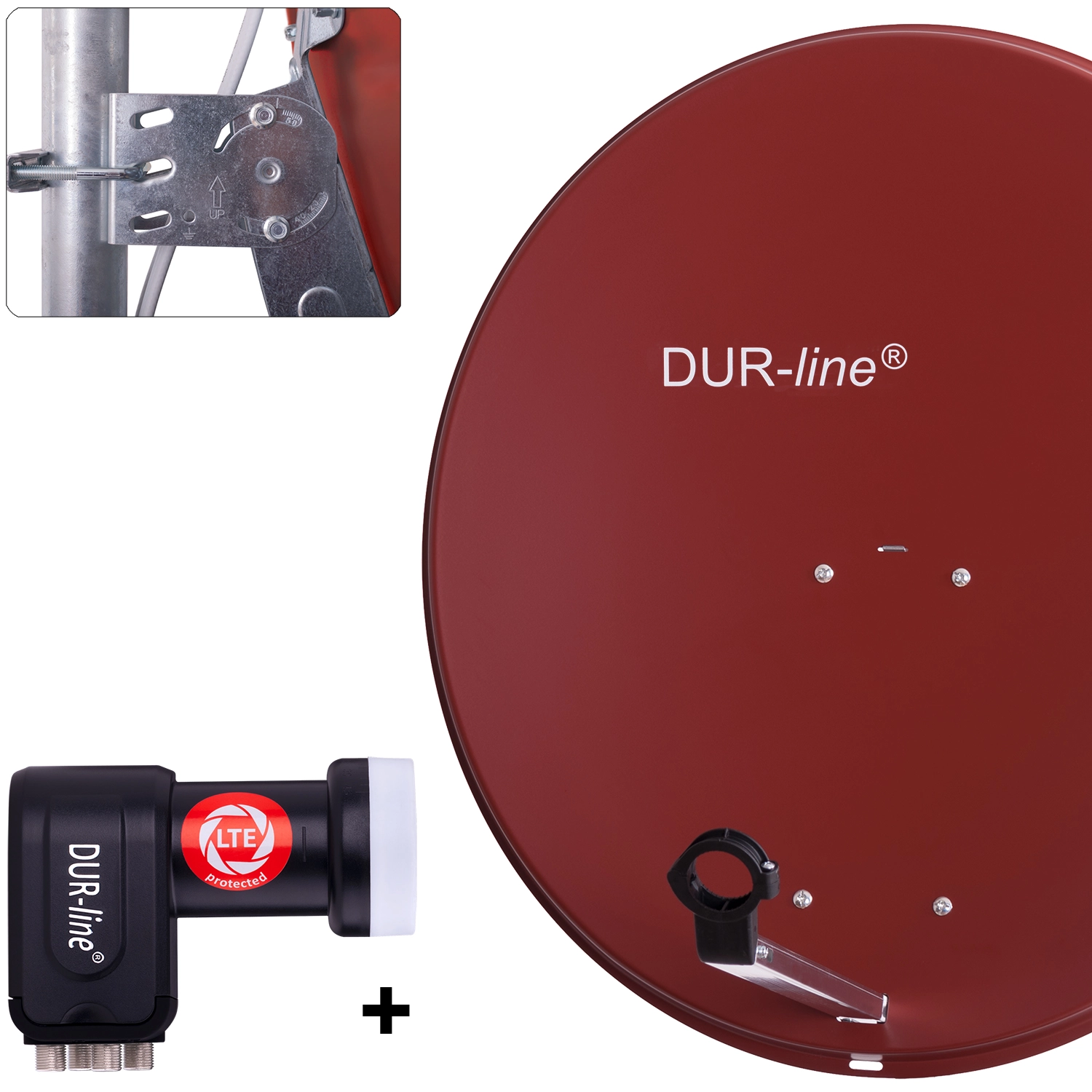 DUR-line MDA 80 R + +Ultra Quattro LNB - LNB Set