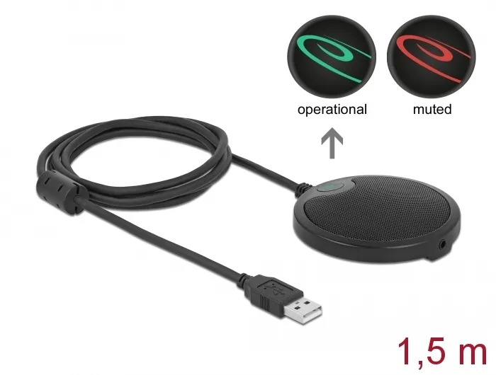 USB Kondensator Mikrofon Omnidirektional für Konferenzen , D
