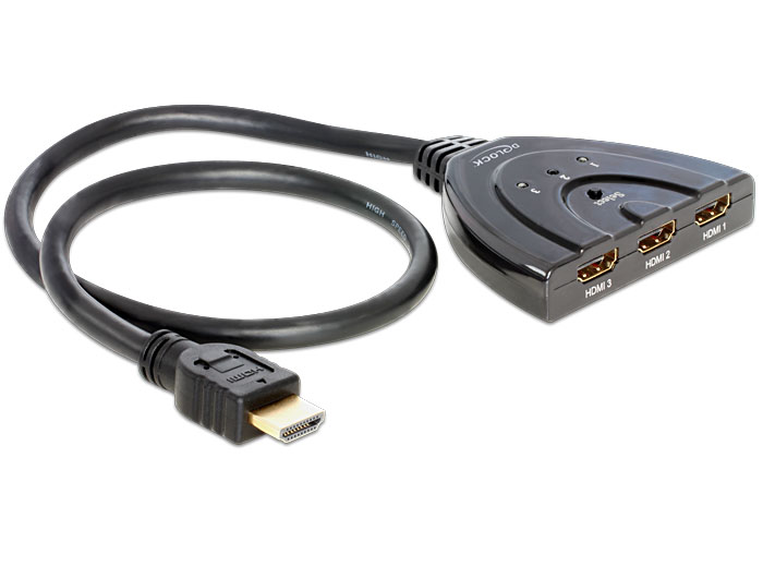 HDMI Switch 3-fach, bidirektional, Delock® [87619]