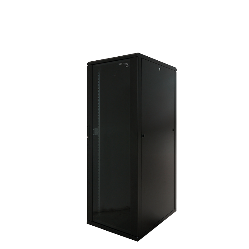 19" Netzwerk Standschrank, 16HE, 600 x 800 mm, schwarz