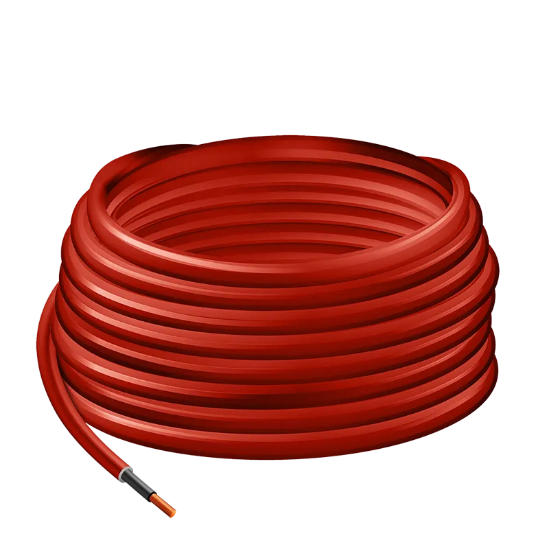 Solar-Installationskabel, H1Z2Z2-K, 6 mm², CU, rot, 25 m