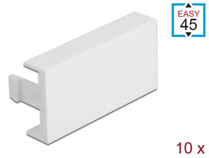 Easy 45 Modul-Blindblende 45 x 22,5 mm 10 Stück weiß, Delock