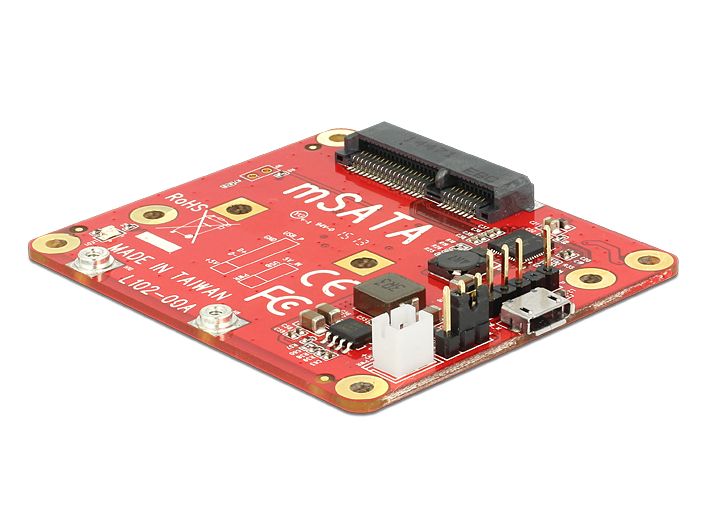 Konverter Raspberry Pi USB 2.0 an mSATA, Delock® [62648]