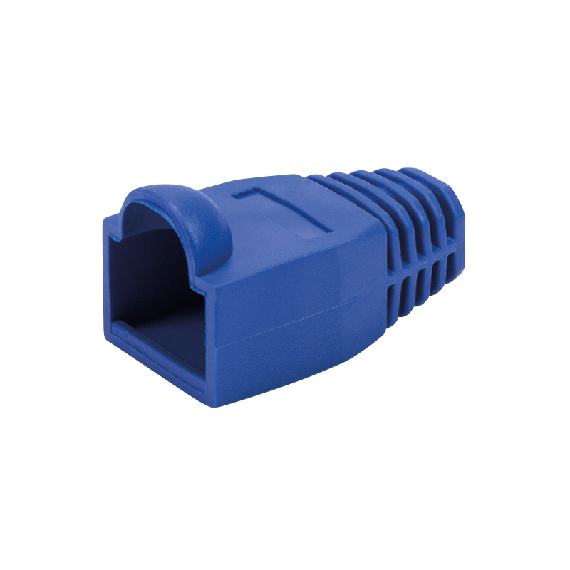 RJ45-Stecker Knickschutztülle, 6,5 mm, blau, 50 Stk.