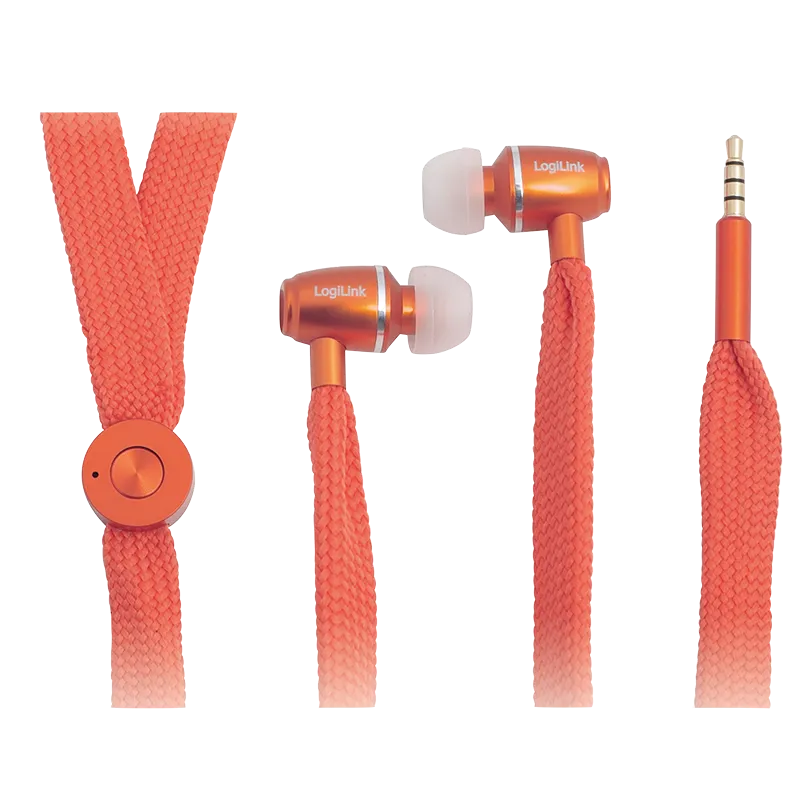 Stereo In-Ear Headset, orange