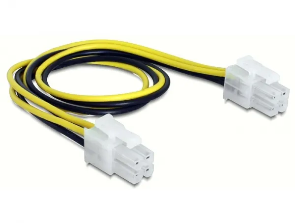 Kabel, Stromversorgung, 4pin Stecker auf 4pin Stecker, 0,3m Delock® [65604]