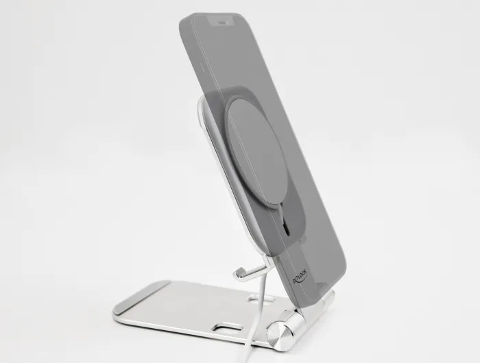Smartphone Standhalterung verstellbar für Magsafe Aluminium, Delock® [18426]