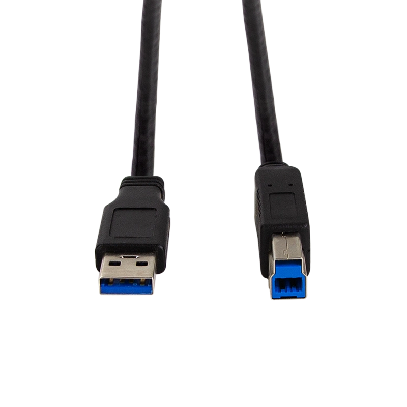 USB 3.0-Kabel, USB-A/M zu USB-B/M, schwarz, 2 m