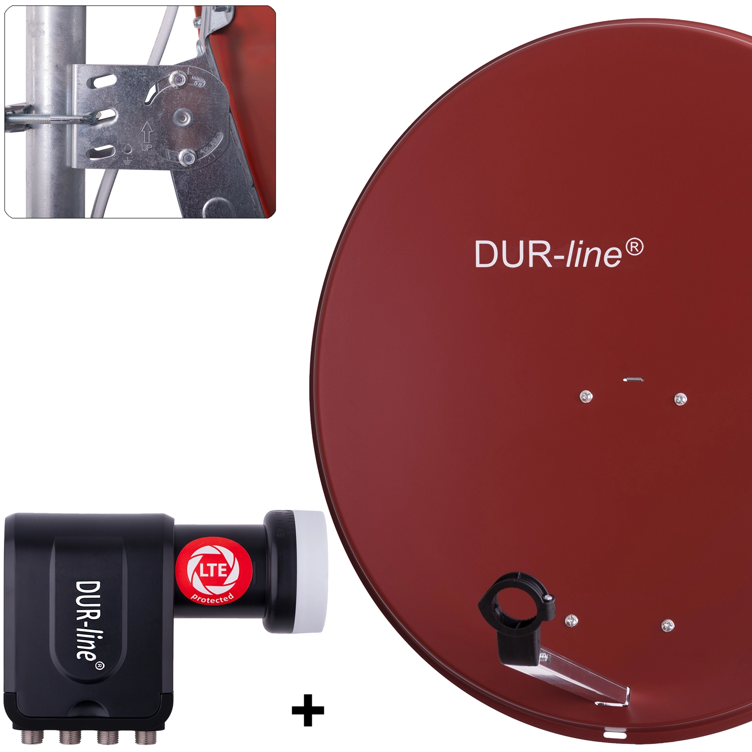 DUR-line MDA 80 R + +Ultra Octo LNB - 8 TN LNB Set
