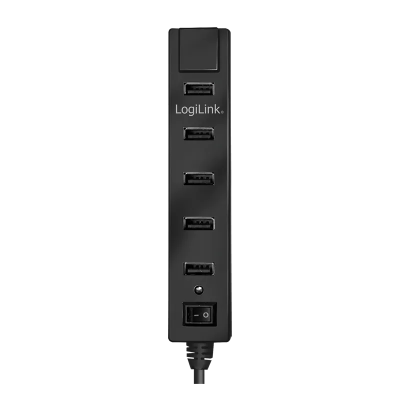 USB 2.0 Hub, 7-Port mit EIN/AUS Schalter