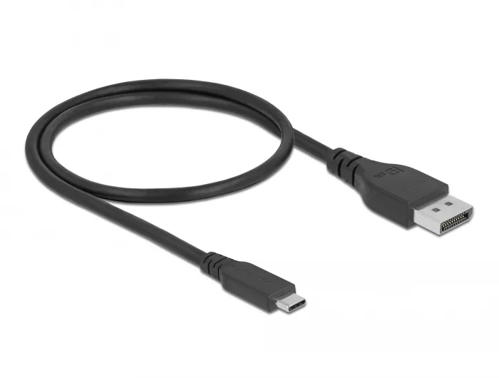 Bidirektionales USB Type-C™ zu DisplayPort Kabel (DP Alt Mode) 8K 60 Hz 0,5 m DP 8K zertifiziert, De