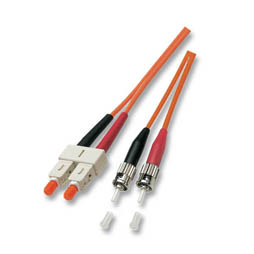 Patchkabel LWL Duplex OM1 (Multimode, 62,5/125) ST/SC, 0,5m, Good Connections®