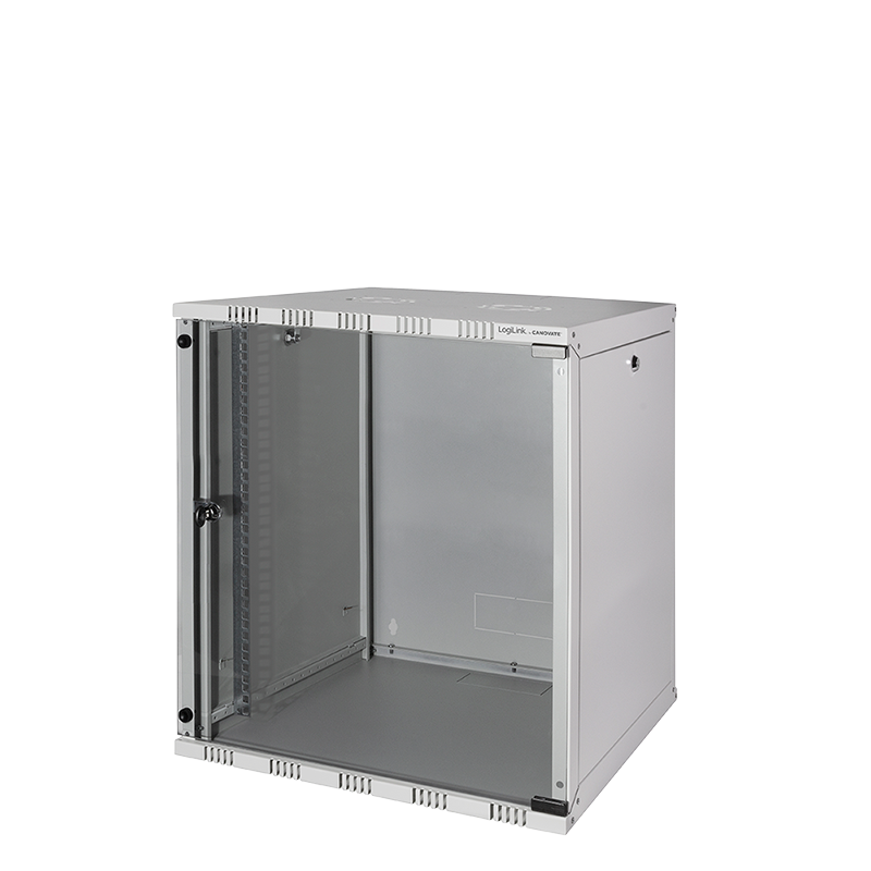 19" SOHO Wandschrank, 12HE 540 x 550 mm, unmontiert, grau